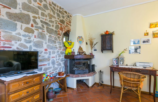 Casa de 2 quartos em Vinci com piscina privada e jardim - Foto 5