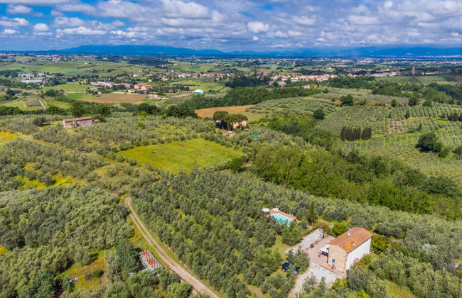 Casa de 2 quartos em Vinci com piscina privada e jardim - Foto 3