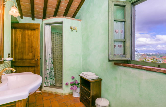 Casa de 2 quartos em Vinci com piscina privada e jardim - Foto 24