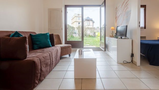 Apartment mit 2 Schlafzimmern in Villers-sur-Mer mit garten und terrasse - Foto 3