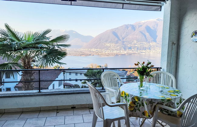 Apartamento de 2 quartos em Gambarogno com piscina e jardim - Foto 23