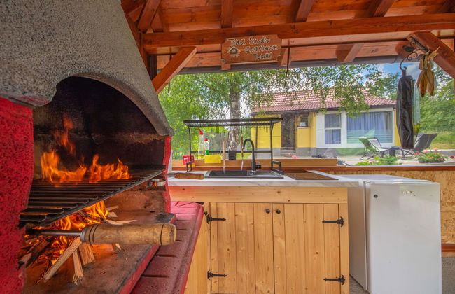 Casa de 3 quartos em Tounj com piscina privada e jardim - Foto 26