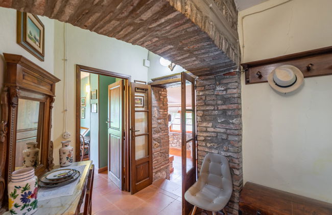 Casa de 4 quartos em Monticiano com piscina privada e jardim - Foto 40