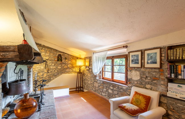 Casa de 4 quartos em Monticiano com piscina privada e jardim - Foto 33