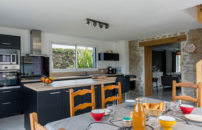 Haus mit 3 Schlafzimmern in Plounévez-Lochrist mit garten und terrasse - Foto 4