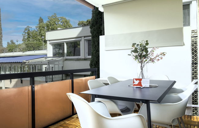 Apartamento de 2 quartos em Bissone com piscina e jardim - Foto 6