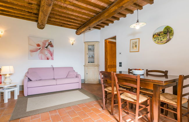 Apartamento de 2 quartos em Castelfiorentino com piscina e jardim - Foto 7