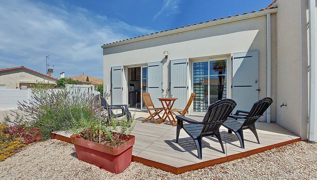 Casa de 2 quartos em Saint-Palais-sur-Mer com terraço - Foto 1