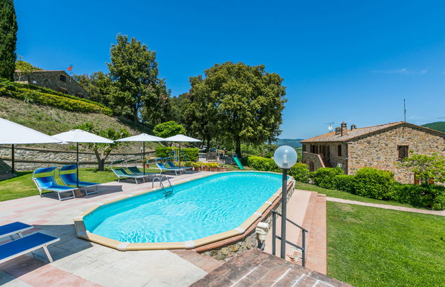 Casa de 2 quartos em Volterra com piscina e jardim - Foto 1