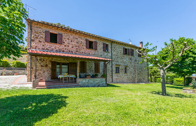 Casa de 2 quartos em Volterra com piscina e jardim - Foto 46
