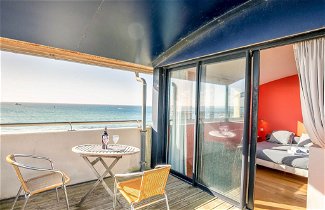 Foto 3 - Casa de 3 quartos em Plouescat com terraço e vistas do mar