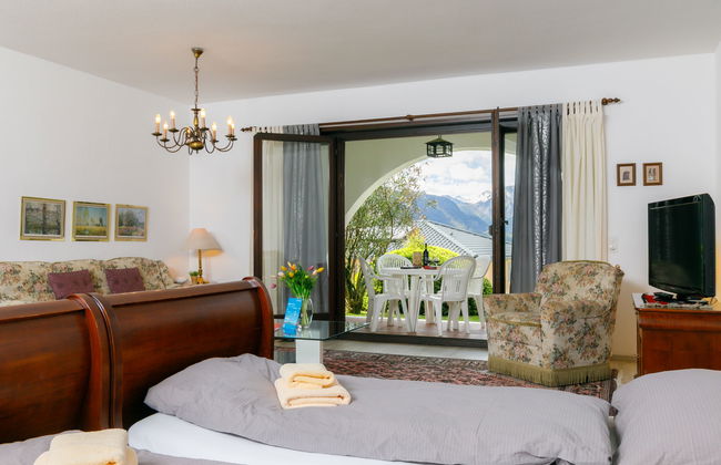 Apartamento de 1 quarto em Gambarogno com piscina e jardim - Foto 4