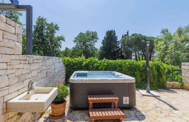 Casa de 4 quartos em Umag com piscina privada e jardim - Foto 30