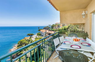 Foto 1 - Apartment mit 3 Schlafzimmern in Sant Feliu de Guíxols mit terrasse und blick aufs meer