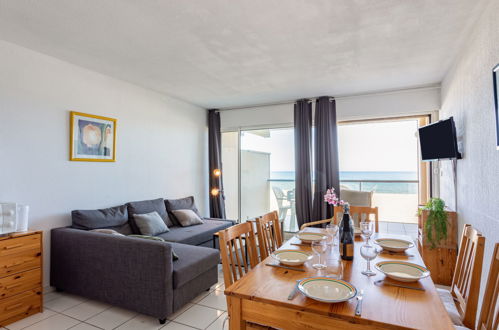 Foto 7 - Appartamento con 2 camere da letto a Canet-en-Roussillon con piscina e vista mare