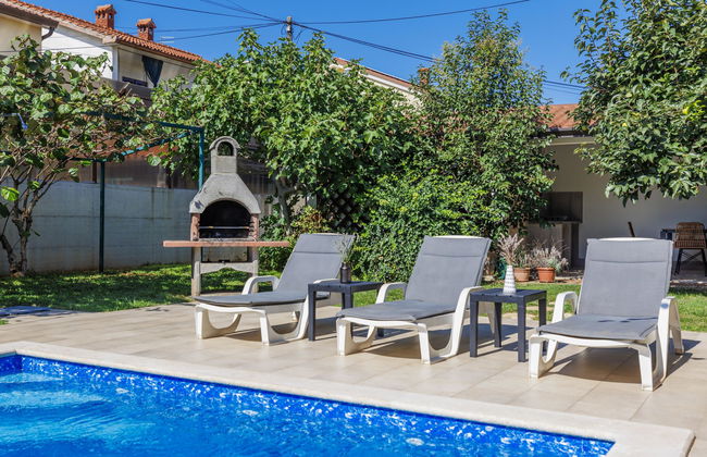 Casa de 4 quartos em Umag com piscina privada e jardim - Foto 28
