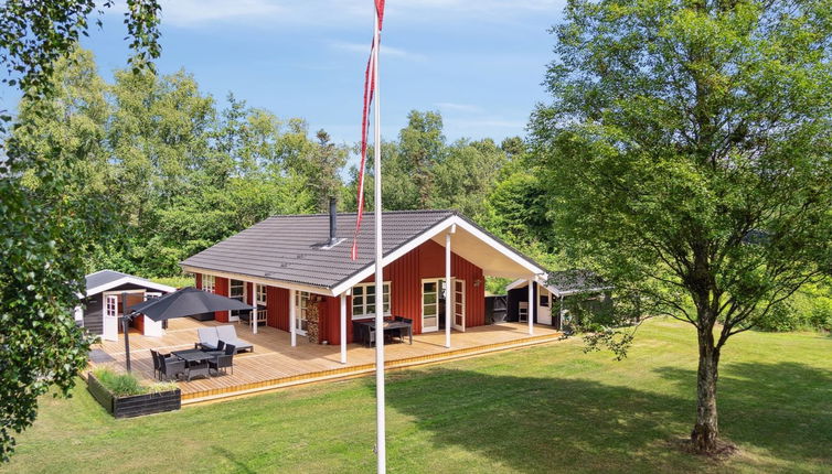 Photo 1 - Maison de 2 chambres à Sæby avec terrasse et bain à remous