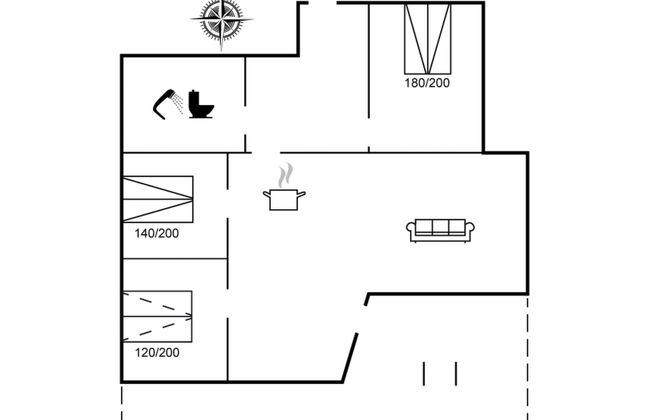 Casa de 3 quartos em Børkop com terraço - Foto 16