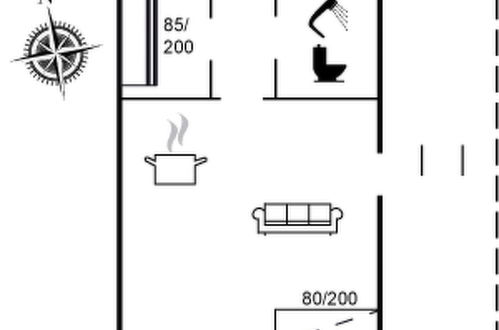 Foto 19 - Haus mit 1 Schlafzimmer in Harrerenden mit terrasse