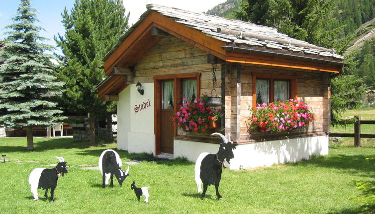 Foto 1 - Casa em Saas-Grund com jardim e vista para a montanha