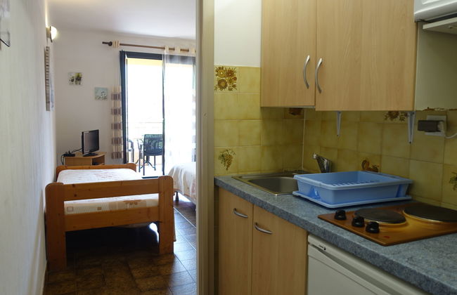 Apartamento de 1 quarto em Serriera com piscina e terraço - Foto 10