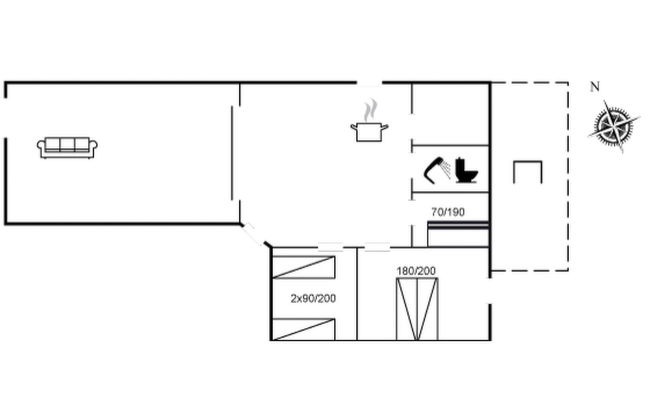 Casa de 3 quartos em Assens com terraço - Foto 2