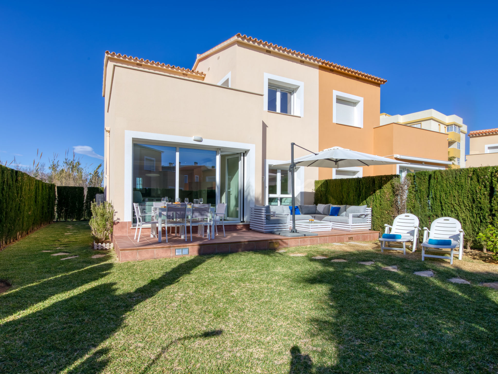Foto 18 - Casa de 3 habitaciones en Oliva con piscina y vistas al mar