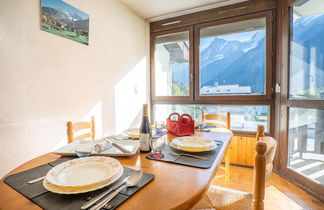 Foto 2 - Apartment mit 2 Schlafzimmern in Les Houches mit blick auf die berge