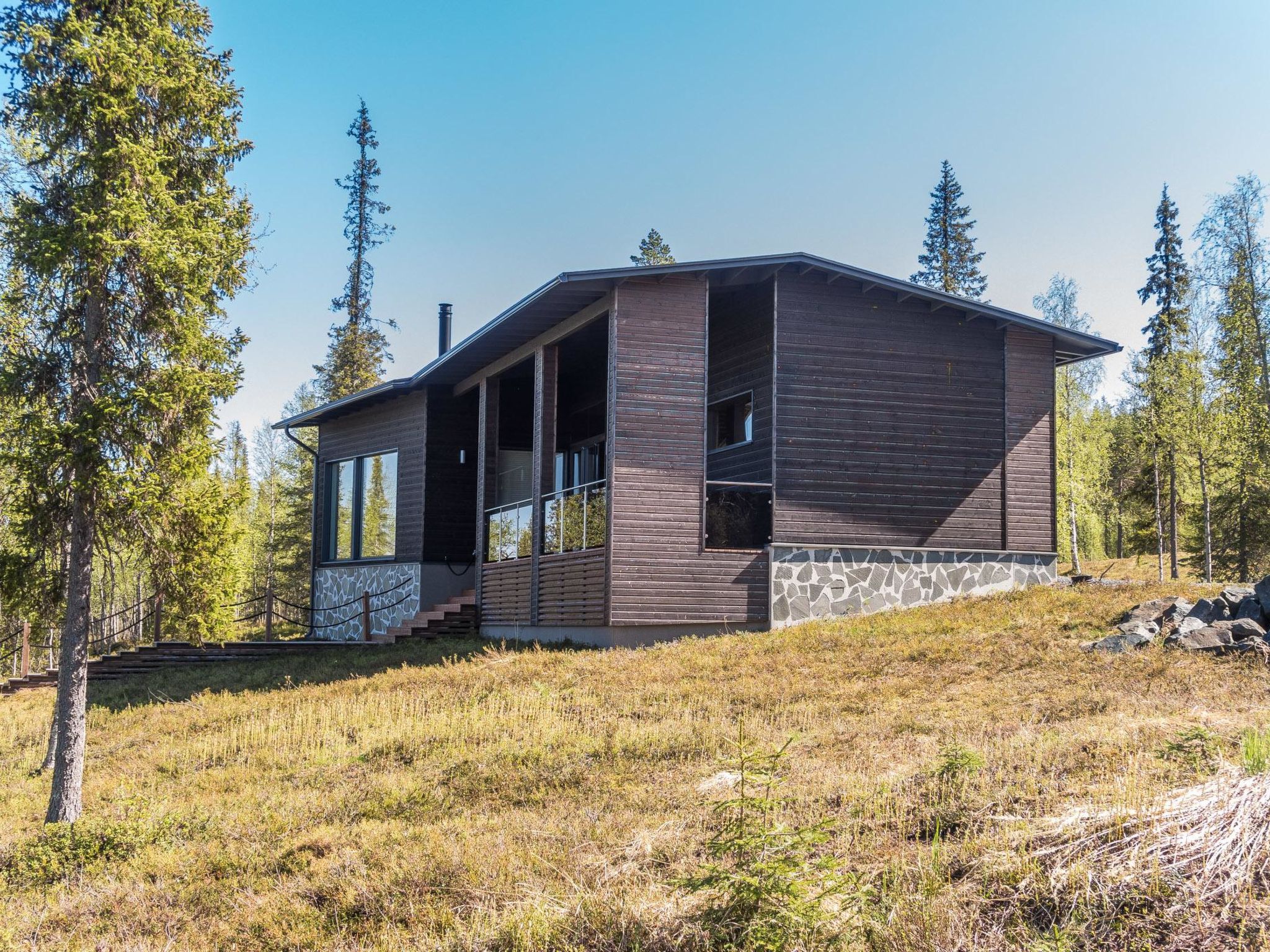 Photo 1 - Maison de 2 chambres à Kuusamo avec sauna et vues sur la montagne