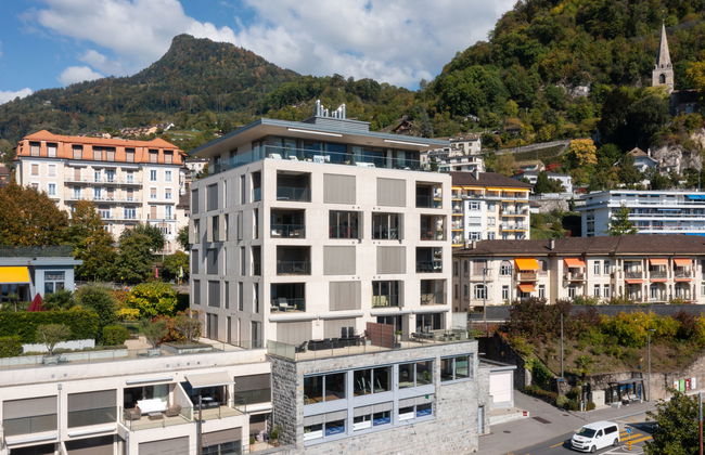 Apartamento de 2 quartos em Montreux com piscina e jardim - Foto 34