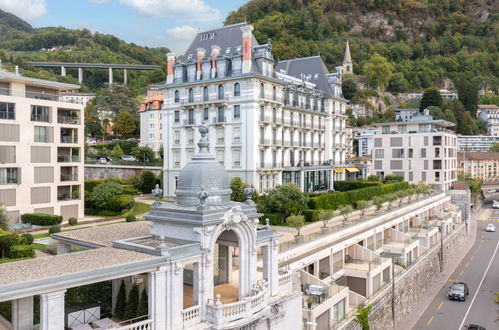 Foto 6 - Apartamento de 2 quartos em Montreux com piscina e jardim