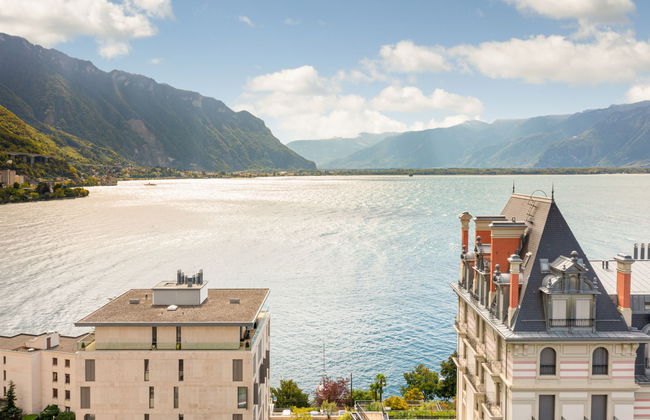 Apartamento de 2 quartos em Montreux com piscina e jardim - Foto 33