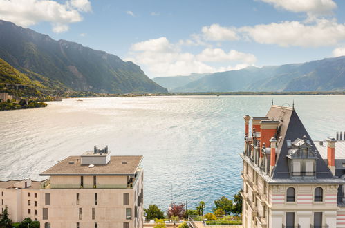 Foto 21 - Apartamento de 2 quartos em Montreux com piscina e vista para a montanha