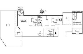 Foto 2 - Casa de 3 quartos em Hemmet com terraço e sauna