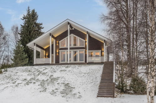 Foto 1 - Casa de 4 habitaciones en Pudasjärvi con sauna y vistas a la montaña