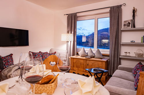 Foto 9 - Appartamento con 1 camera da letto a Sankt Moritz con vista sulle montagne