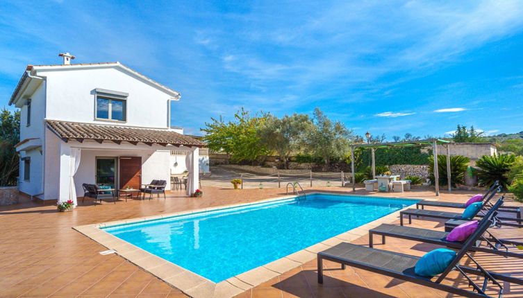 Foto 1 - Casa con 2 camere da letto a Sineu con piscina privata e vista mare