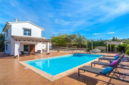 Foto 1 - Casa con 2 camere da letto a Sineu con piscina privata e vista mare