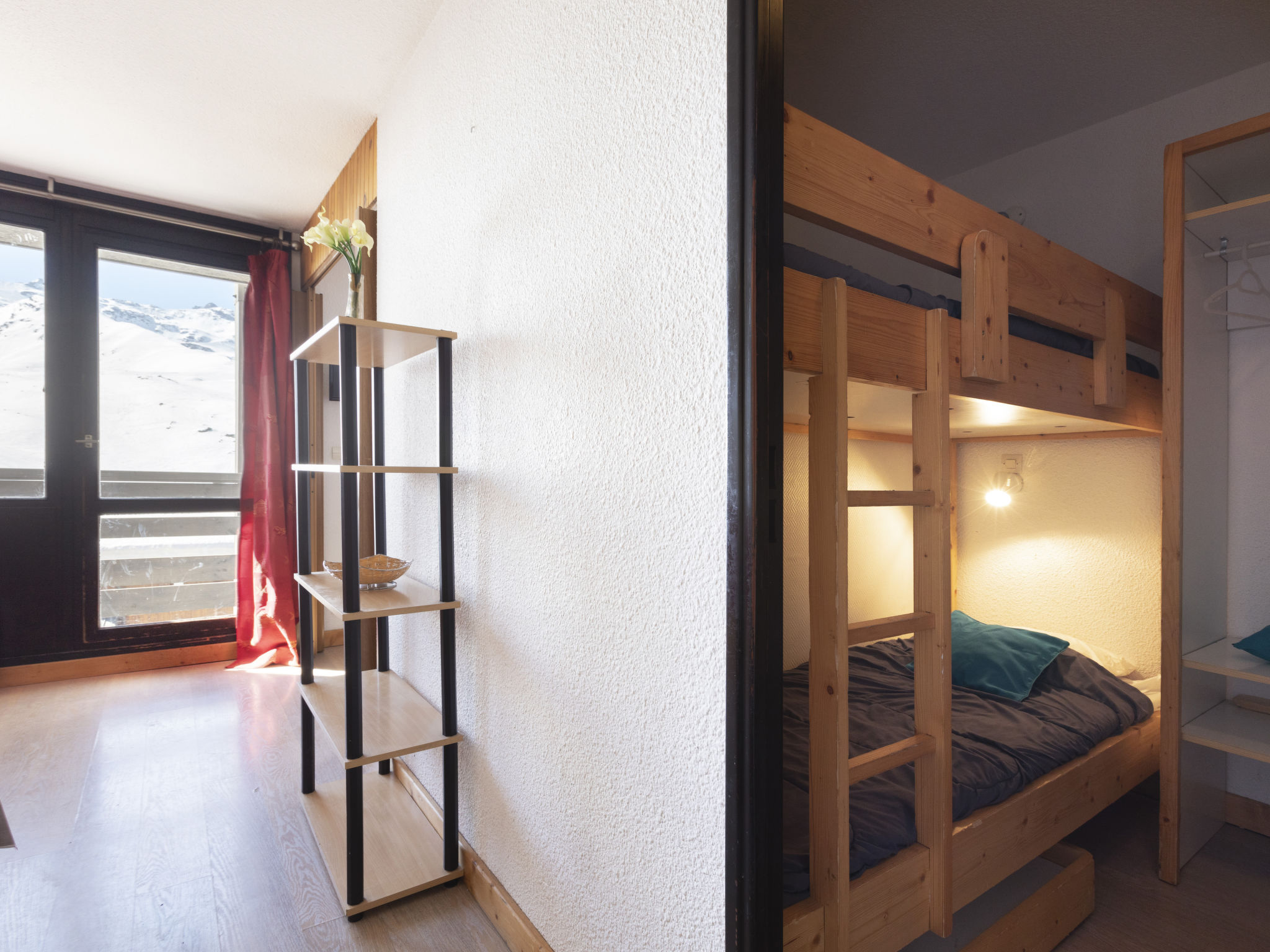 Foto 5 - Apartment mit 2 Schlafzimmern in Les Belleville mit blick auf die berge