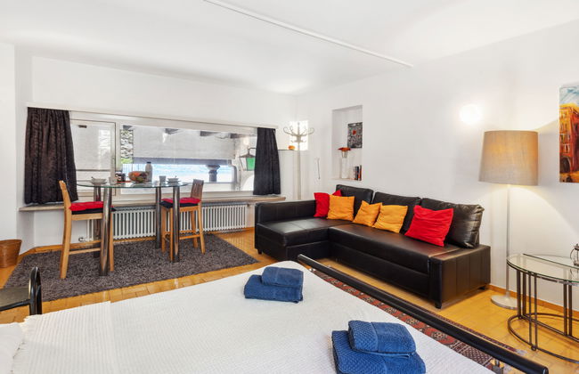 Apartamento de 1 quarto em Ronco sopra Ascona com jardim - Foto 1