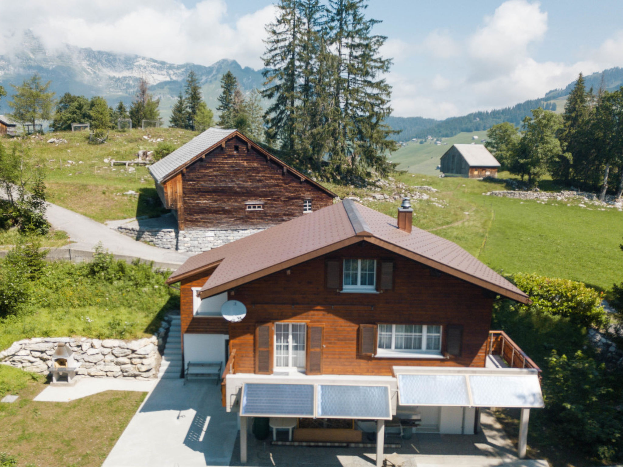 Foto 4 - Apartment mit 3 Schlafzimmern in Amden mit blick auf die berge