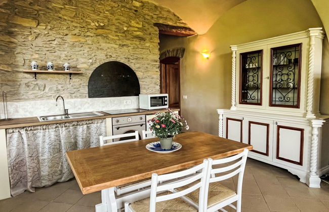 Apartamento de 3 quartos em Prelà com piscina e jardim - Foto 4