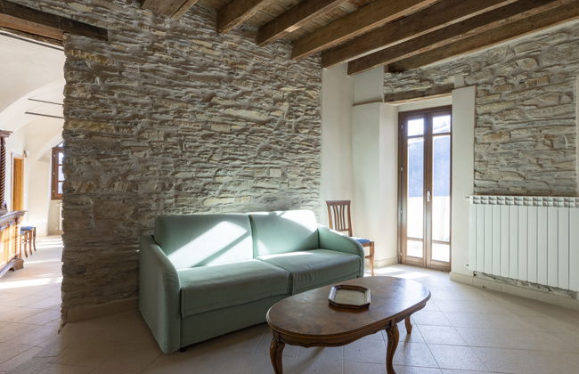 Apartamento de 3 quartos em Prelà com piscina e jardim - Foto 30