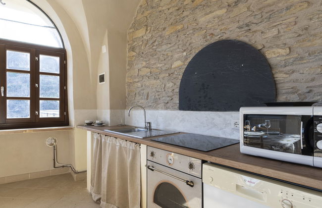 Apartamento de 3 quartos em Prelà com piscina e jardim - Foto 12