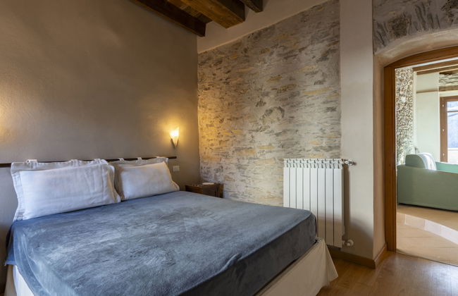 Apartamento de 3 quartos em Prelà com piscina e jardim - Foto 25