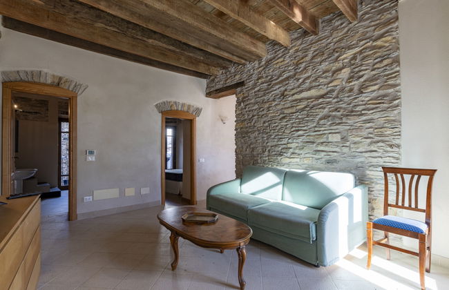 Apartamento de 3 quartos em Prelà com piscina e jardim - Foto 9