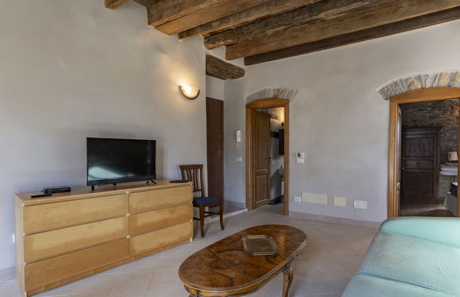 Apartamento de 3 quartos em Prelà com piscina e jardim - Foto 20