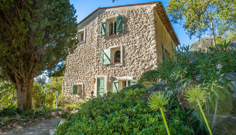 Foto 1 - Casa de 3 habitaciones en Châteauneuf-Grasse con piscina privada y vistas a la montaña