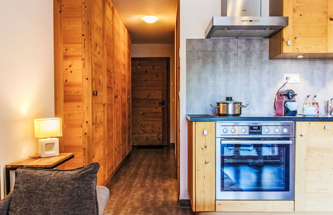 Apartamento de 1 quarto em Nendaz com jardim e terraço - Foto 1