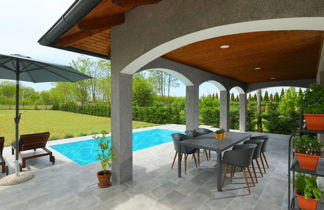 Foto 2 - Casa con 3 camere da letto a Balatonszemes con piscina privata e vista sulle montagne